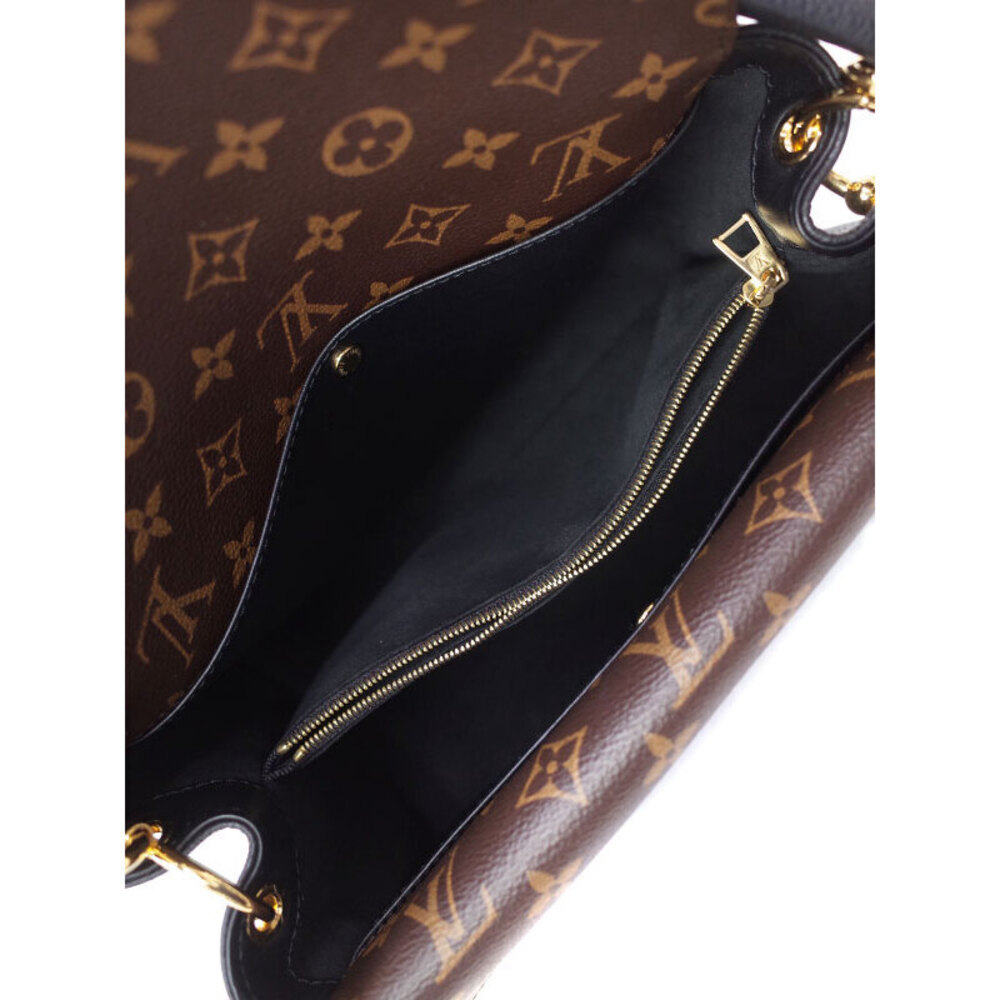 Louis Vuitton Grained Calfskin Monogram Double V 2way handbag Black - Picture 3 of 8